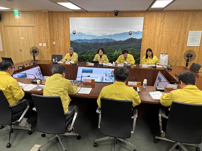 이미라 산림청 차장, 광역단위 소나무재선충병 방제 대책회의 개최