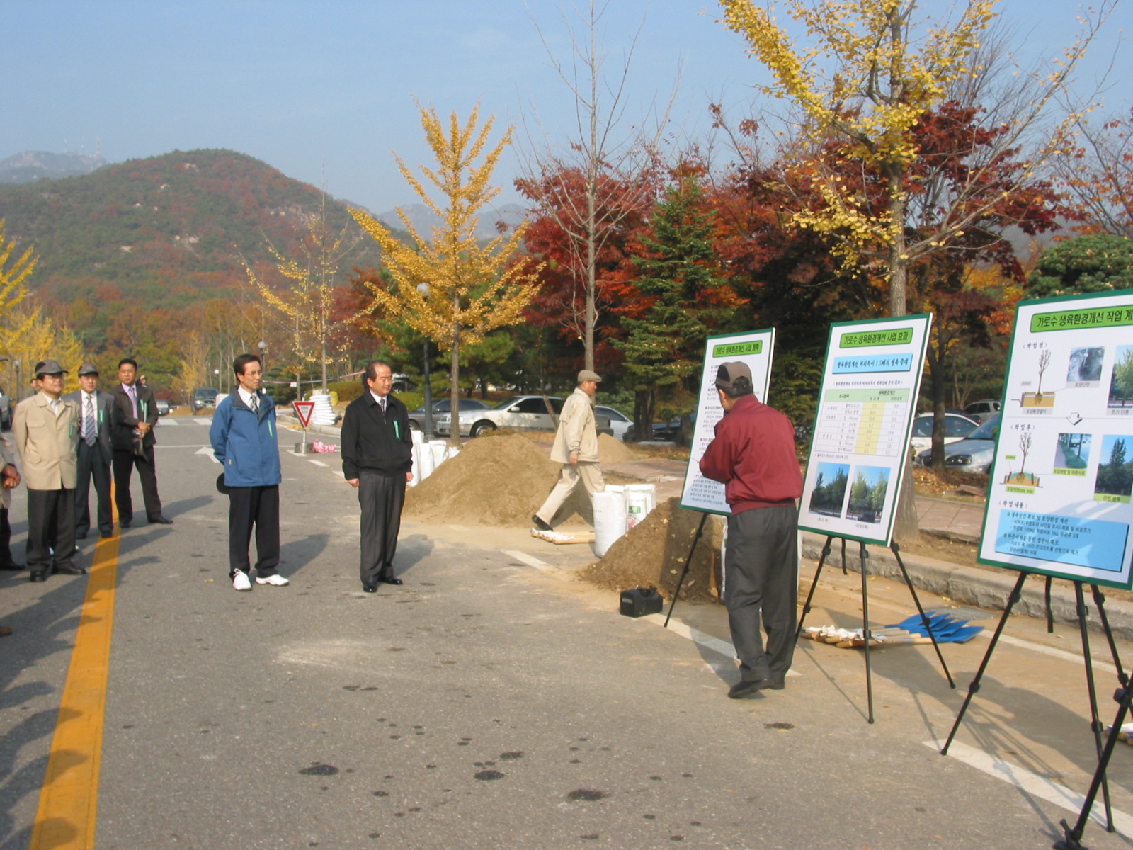 가로수 환경개선 시범 행사